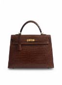 Hermès Kelly 35 Bag in alligator leather