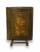 Wooden-core Tavoletta di Biccherna binding with painted decoration on a punched gold ground Siena, S