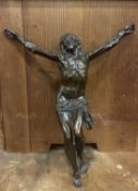 A Cast and Patinated Bronze Figure of the Cristo Vivo Italy, 17th Century