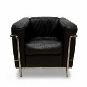 LC2 Armchair, Grand Confort, Petit Modèle Designer: Le Corbusier (Charles-Édouard Jeanneret) French/