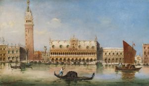 Marco Grubas: Venedig, Blick auf den Campanile und Dogenpalast