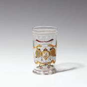 Hofkellereibecher mit dem Wappen von Johann Georg Herzog von Sachsen-Weißenfels