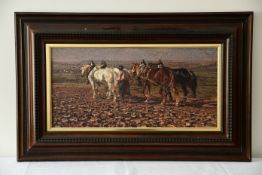 Friedrich Eckenfelder - Pflügender Bauer