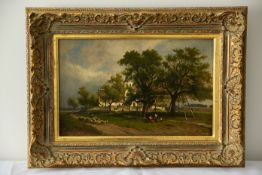 Albert Kappis - Linde mit Martinskirche