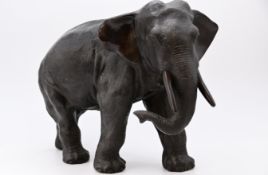 Japanische Okimono Elefant Bronze