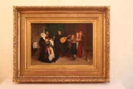 Gustav Adolf Spangenberg, The Musical Performance 1868