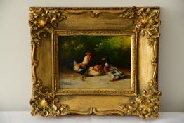 Alfred Schönian - Huhn, Hahn und Stockente