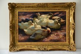 Alexander Koester - Ruhende Enten