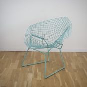 Knoll Int. Bertoia Diamond Chair in lichtgrün