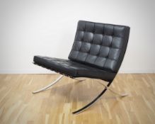 Knoll Int. Barcelona Chair in Leder schwarz
