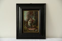 Unbekannter Künstler - Auf dem Heimweg