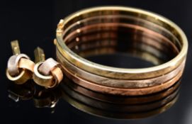 Besonderes Schmuck Konvolut für ein Paar: 14K Armreif und Manschetten