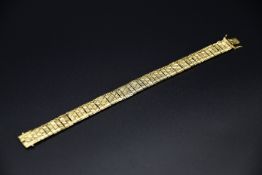 18K Gliederarmband 1950er Jahre Design