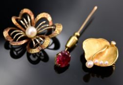 14K Gelbgold Broschen