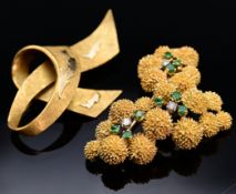 18K Gelbgold Broschen