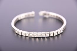18K Schmales Diamant-Armband