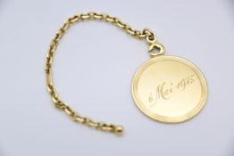 18K Gold-Anhänger "Muschi"