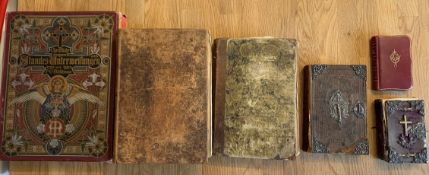 Bibel Konvolut, bestehend aus 6 Büchern: