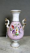 Tischvase KPM Henkel geklebt 35cm