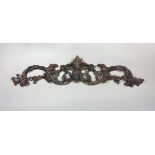 Supraporte, Süddeutschland, 19. Jhd., Holz, Maße: 95 X 21 cm, Originale Fassung, kleine Abplatzung