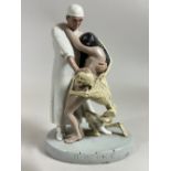 Creacoes Navarro, O Medico, Keramik, auf der Plinte signiert, betitelt und nummeriert 21801, H.: 18