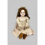 Puppe mit Porzellankopf, Real Seeley Body (1918 - 2001), USA, Im Nacken eingraviert: S 17 H 939, Pe