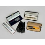 Konvolut Schreibgeräte 14 tlg., bestehend aus: Montblanc 11 tlg., bestehend aus: Kugelschreiber Ser