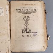 AMBROSIUS: Divi Ambrosii episcopi Mediolanensis operum continens explanationes...
