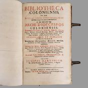 HARTZHEIM, Joseph: Bibliotheca Coloniensis