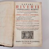 RIVIÈRE, Lazare: Opera medica universa - Editio novissima..