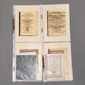 Konvolut Dissertationen 17./18. Jahrhundert