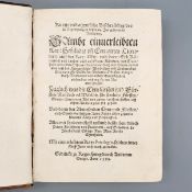 FLEISCHMANN, Peter: Kurtze und aigentliche Beschreibung, des zu Regenspurg....gehaltenen Reichstag