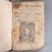 CALEPINO, Ambrogio: Ambrosii Calepini dictionarium...