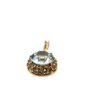 Aquamarin-Anhänger 585