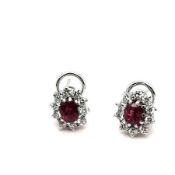 Rubin-Ohrstecker 750