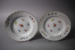 Meissen 2 Zierteller 2.Wahl