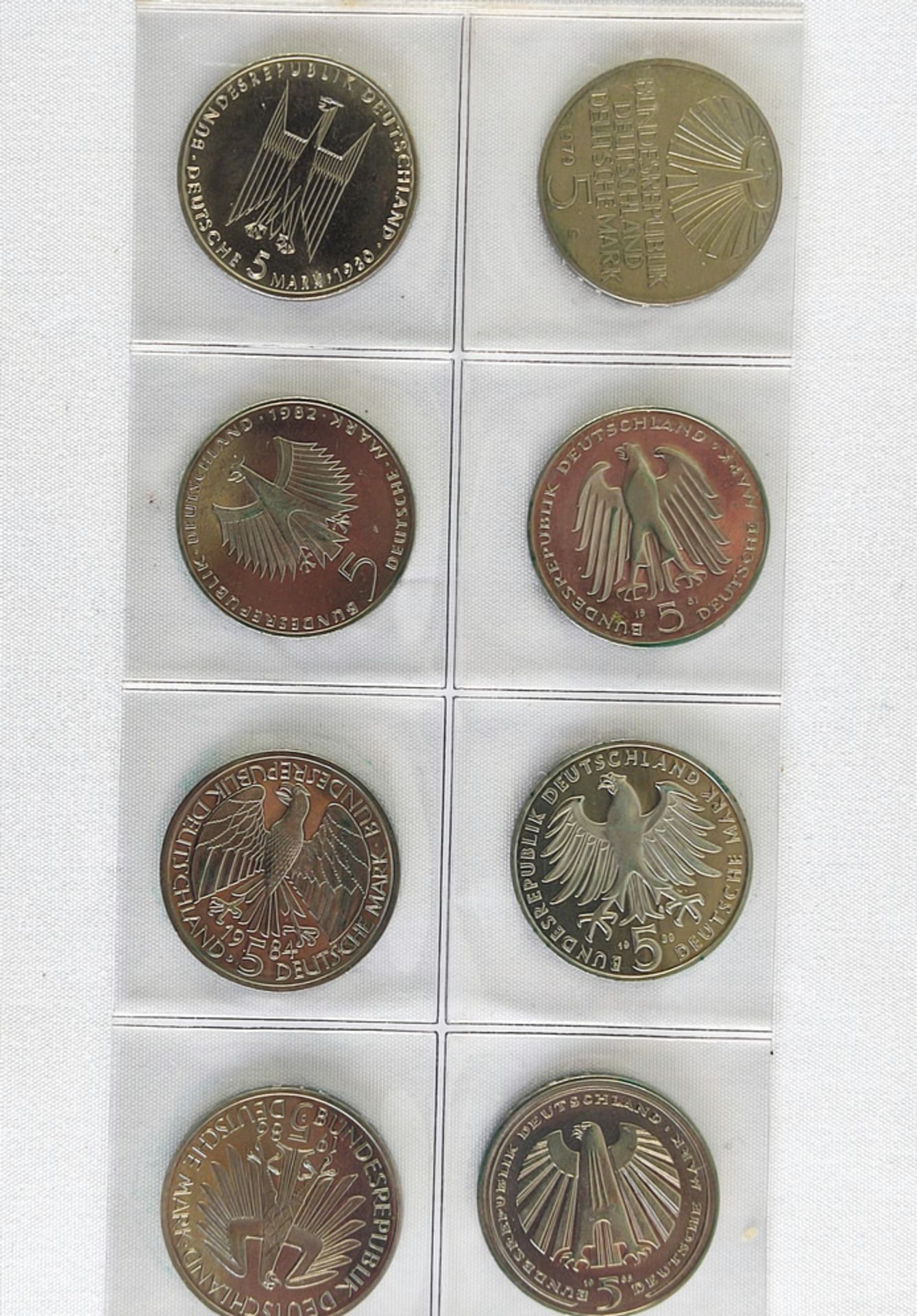 Münzsammlung, 106 Münzen, Dt. Reichsmark und Deutsche Mark - Bild 4 aus 24