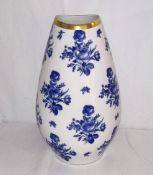 Bodenvase Schumann Arzberg, Echt Cobalt