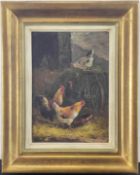 Alexandre Defaux (1826 Bercy - 1900 Paris) "Hühnerschar"