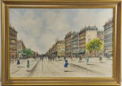 André Gardin (Frankreich 1918-2006) Pariser Straßenszene