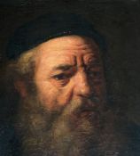 Rembrandt Harmensz. van Rijn (1606-1669) Schule oder Nachfolge, Portrait eines bärtigen