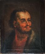 Unbekannter Künstler, barock, 18. Jh., Bildnis eines Mannes, den Blick in die Ferne gerichtet, in