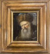 Holländischer Maler, 17/18. Jh., Porträt eines alten Mannes mit Pelzmütze und langem, grauen Bart,