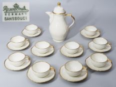 Moccaservice, ROSENTHAL, Serie Sanssouci. 20. Jahrhundert.