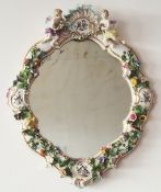 Prunkspiegel, MEISSEN, 19./ 20. Jahrhundert.