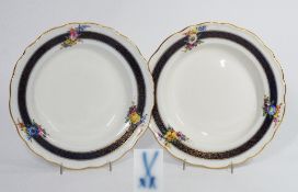 Paar Suppenteller, MEISSEN, 19./20 Jahrhundert. 1. Wahl.