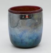 1 Glasobjekt bez. Studio Lasi J. Terhomaa H ca. 13 cm Asp.