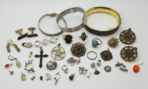 1 Konv. Schmuck wohl vollständig Silber