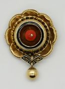 1 Brosche wohl Biedermeier wohl ungest./wohl GG 14ct.