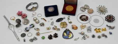 1 Konv. Schmuck Silber (ca. 10 Teile)